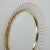 Metal Mid-Century Swedish Sculptural Round Brass Wall Mirror, 1950s For Sale - Image 7 of 13