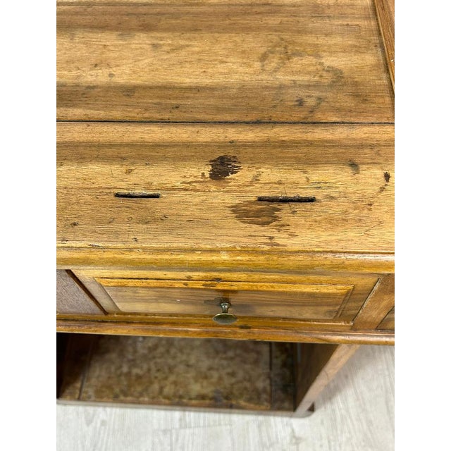 Wood Walnut Shop Counter, 1900s For Sale - Image 7 of 18