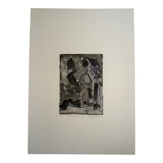 "A Step Backward", by Stanley J. Krupa, 1987, Artist Proof, Print on Paper For Sale