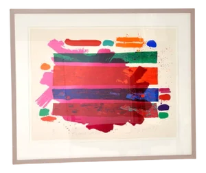 Albert Irvin, Screen Print, 1990, Paper, Framed