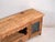 Antique low sideboard in pine wood, Chinese provincial furniture with a painted panel originating from Gansu and dated...