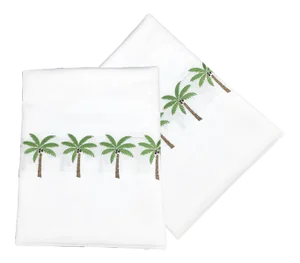 Palm Tree Standard Pillowcases - a Pair