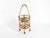Mid-Century Italian Bar and Serving Trolley Made of Bamboo with Wheels, 1950s For Sale - Image 4 of 18