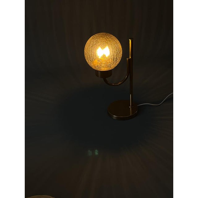 Vintage Swedish Brass Table Lamp from Bergboms, 1970s For Sale - Image 9 of 11