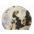 Chinese Natural Dream Stone Round White Fengshui Plaque Display For Sale - Image 4 of 6