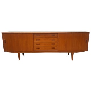 Mid-Century Clausen & Søn Danish Teak Credenza For Sale