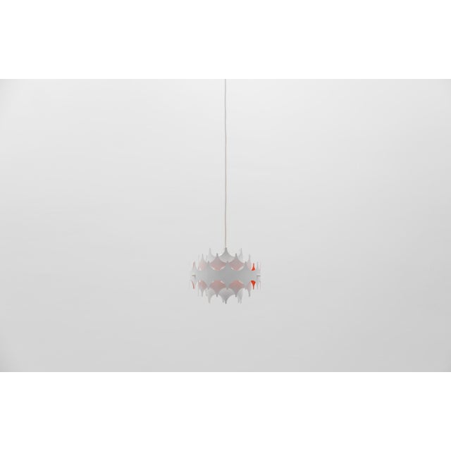 Space Age Brutalist Pendant Lamp from Doria Leuchten, Germany, 1960s For Sale - Image 4 of 13