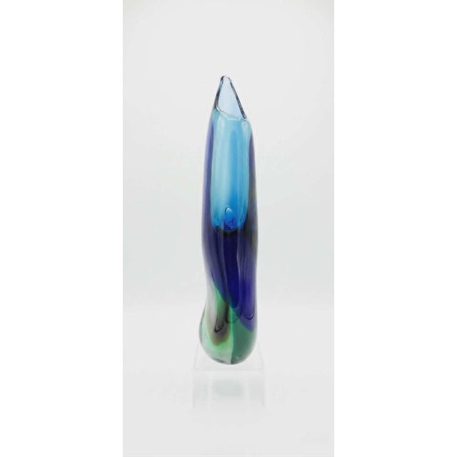 Boho Chic Vase Bohemian Vase from Železny Brod, 1960s For Sale - Image 3 of 7