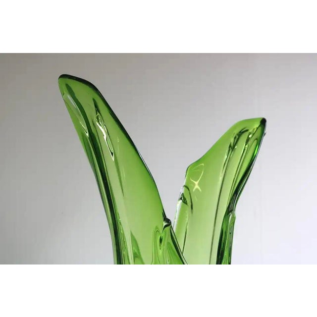 Large Vintage Italian Murano Glass Vase by Fratelli Toso for Fratelli Toso, 1950 For Sale - Image 9 of 12