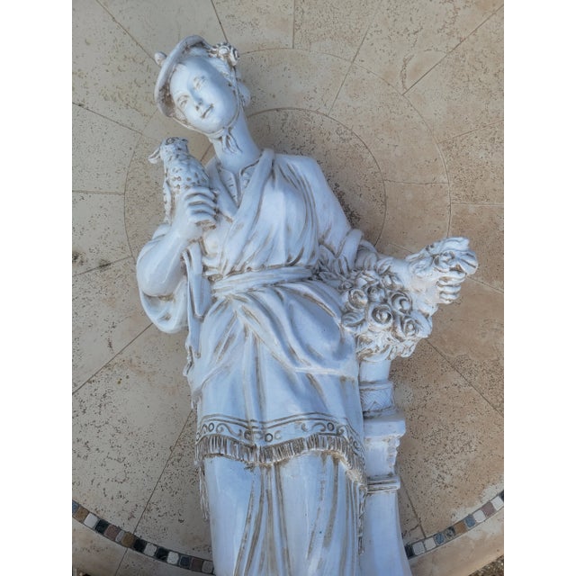 Ceramic Rare Find Vintage Italian Glazed Terracota Figurine For Sale - Image 7 of 13