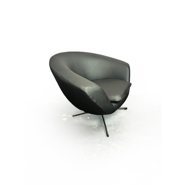 Vintage Swedish Pod Swivel Chair, 1960s For Sale - Image 11 of 17