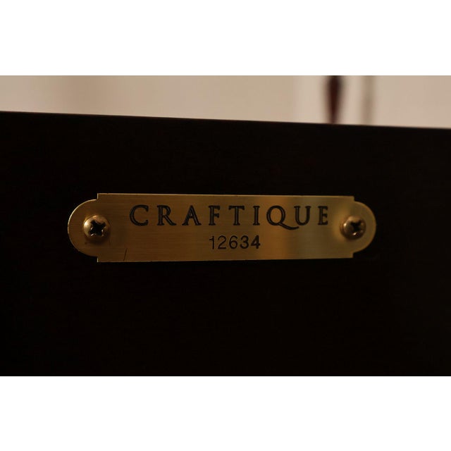 Craftique Mebane Rice Traditional Mahogany King Four Poster Bed For Sale - Image 18 of 18