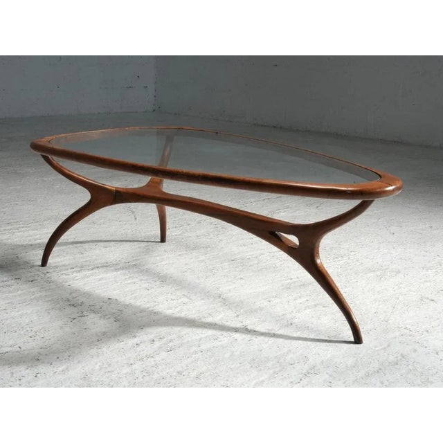 Brazilian design at its best! This marvellous coffeetable was designed by Giuseppe Scapinelli in the 1950's and crafted in...