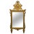 Gold Italian Wood Medallion Mirror For Sale - Image 8 of 8
