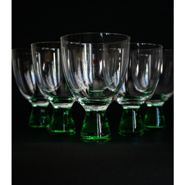 Murano Crystal Martini Glass by Moretti, Set of 6 For Sale - Image 3 of 18
