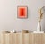 Abstract Contemporary Abstract Acrylic on Board "Light Consideration (Orange Dpp) 2" by Andy Harwood For Sale - Image 3 of 5