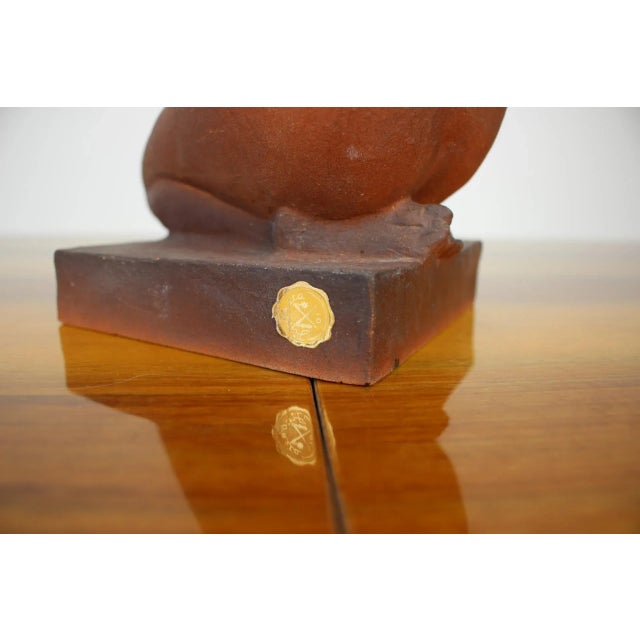 Mid-Century Sculpture of Nude Sitting Women by Jitka Forejtová, 1960s For Sale - Image 6 of 9