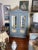 Blue French Painted Display Cabinet For Sale - Image 8 of 12