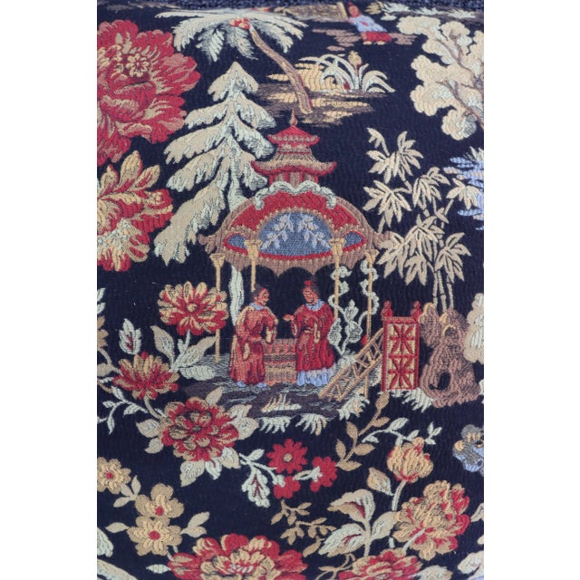 Chinoiserie Tapestry Pillows For Sale - Image 4 of 7