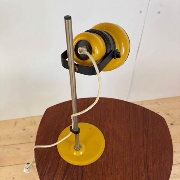 Vintage Yellow Table Lamp, 1960s For Sale - Image 3 of 8