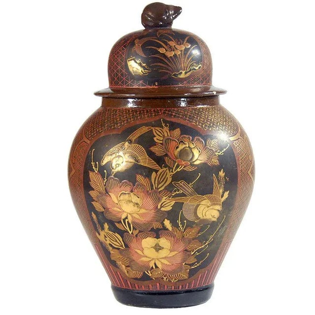 Antique Arita Lacquered Porcelain Vase For Sale - Image 11 of 11