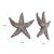 Plastic Deep Pewter Starfish - small For Sale - Image 7 of 7