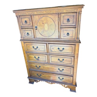 1950’s Carribean Style Highboy Dresser For Sale