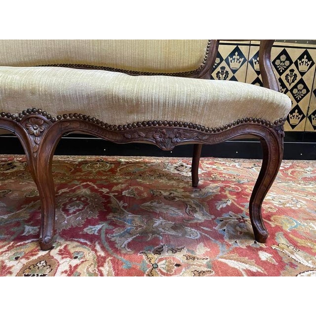 Louis Xv Style Sofa For Sale - Image 5 of 8