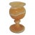 Oriental Alabaster Honey Rose Bud Candle Holder Votive Small Vase For Sale