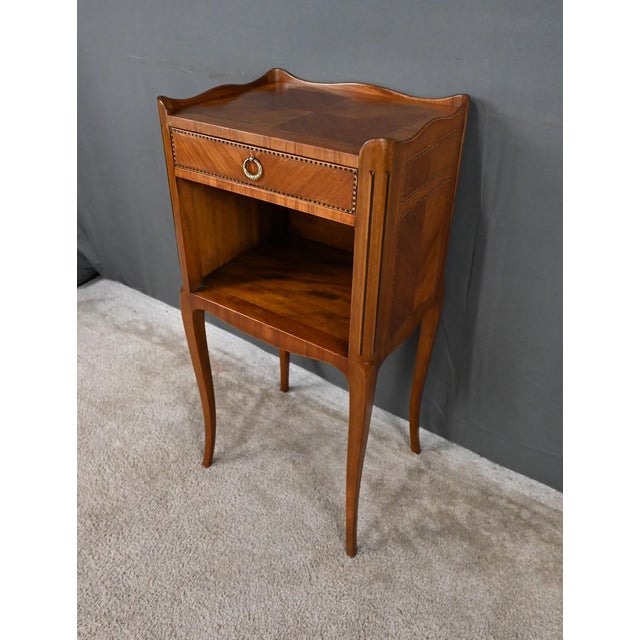 Mid-20th Century Louis XV-Louis XVI Transitional Marquetry Coffee Table For Sale - Image 10 of 18