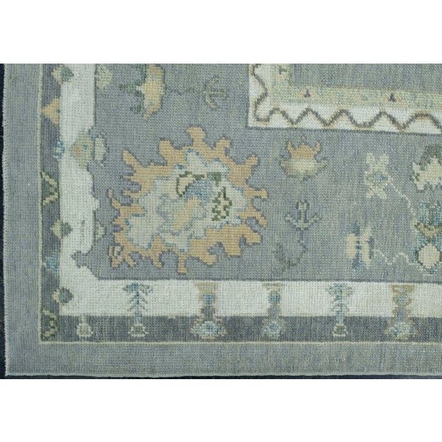 Turkish Oushak Rug 8'8" x 12' #18124 For Sale - Image 4 of 8