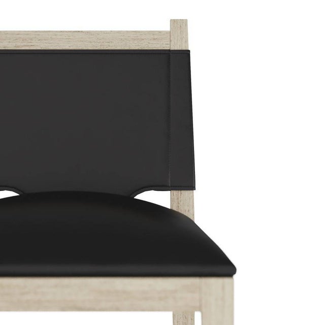 Arteriors Home Burdock Counter Stool, Black For Sale In Dallas - Image 6 of 7