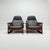 1970s Mid-Century Modern MP-91 Earth Lounge Chairs and Ottoman from Percival Lafer, Brazil, 1970s, Set of 3 For Sale - Image 5 of 18