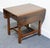 ETHAN ALLEN Country Craftsman Collection 21" Solid Pine Drop Leaf Accent Table 19-8304 in Medium Brown 219 Finish 24.25"...