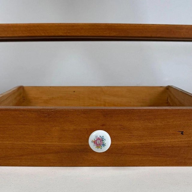 Mid-20th Century Beech Side Table For Sale - Image 12 of 13
