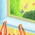 2020s The Bunnies Are Out - Original Playful Figurative Acrylic Painting on Canvas For Sale - Image 5 of 9