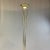 Gold 1970s Vintage Modern Art Deco Torchiere Halogen Bulb Floor Lamp. For Sale - Image 8 of 10