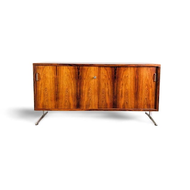 Vintage Sideboard in Rosewood, 1950 For Sale - Image 14 of 14