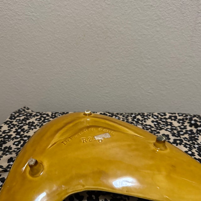 Vintage Mid-Century Modern Maurice of California Ceramic Boomerang Ashtray For Sale - Image 11 of 12