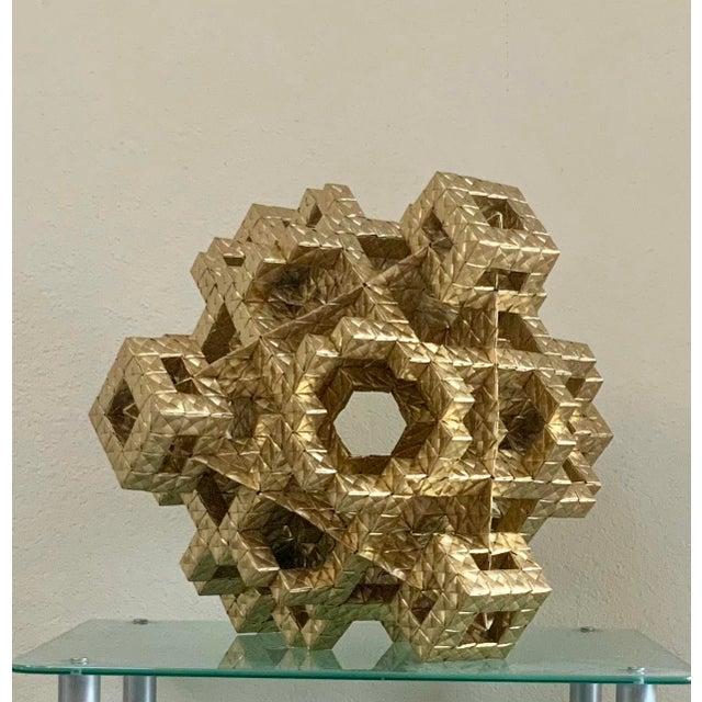 2020s Cubic Fusion Octahedral Pyramid, Original Abstract Sculpture by Vance Houston For Sale - Image 5 of 9
