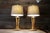 1950s Heywood-Wakefield Bamboo Style Table Lamps | Pair of Mid Century Modern Wood Lamps For Sale In Los Angeles - Image 6 of 18
