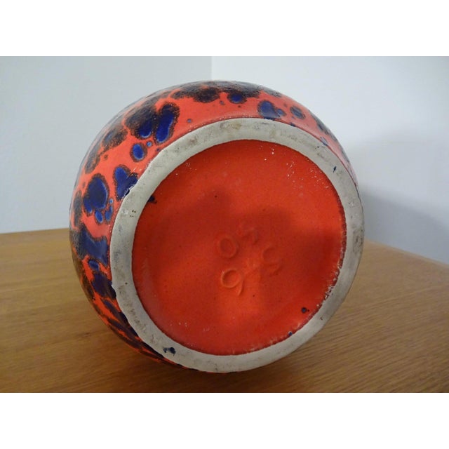 Large Pop Art Ceramic Vase from Scheurich, Germany, 1970s For Sale - Image 10 of 11