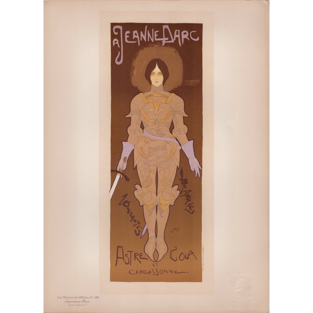 Georges de Feure, Jeanne d'Arc from Les Maîtres de L'Affiche, 1898 For Sale