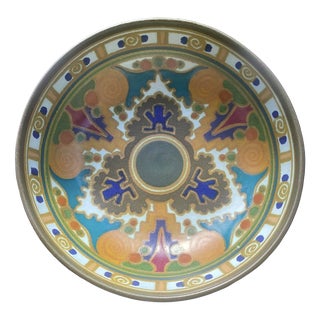 Art Deco Isolde Earthenware Bowl by Arnhemsche Fayencefabriek, Netherlands, 1920s For Sale