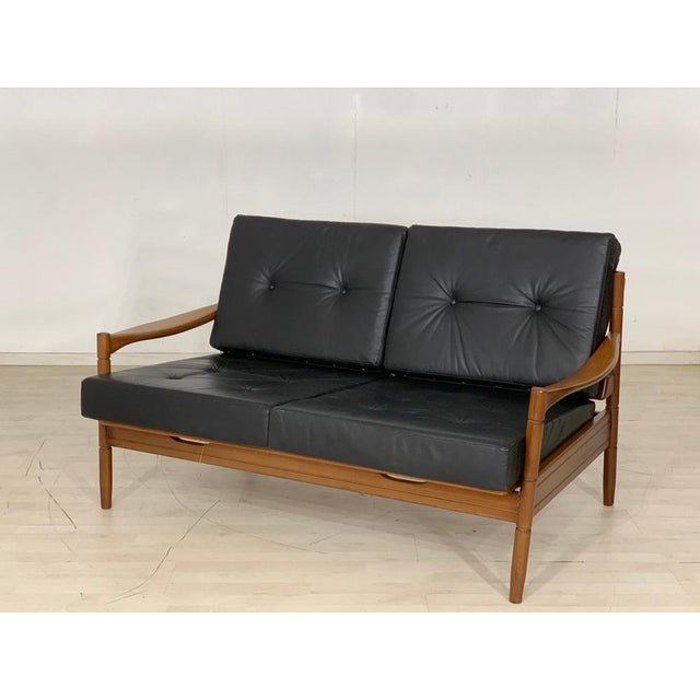 Wood Vintage Danish Teak Sofa For Sale - Image 7 of 10
