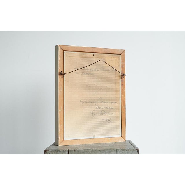 Remy De Pillecyn, Man with Hat, Oil on Canvas, 1964, Framed For Sale - Image 9 of 11