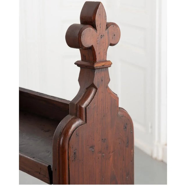 French 19th Century Walnut & Oak Church Altar Railing For Sale - Image 11 of 13