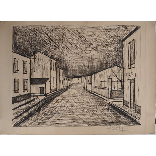 Bernard Buffet, The Street, Original Engraving For Sale - Image 7 of 7