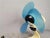 Mid-Century Blue Plastic Table Fan, Soviet Union, 1969 For Sale - Image 6 of 13