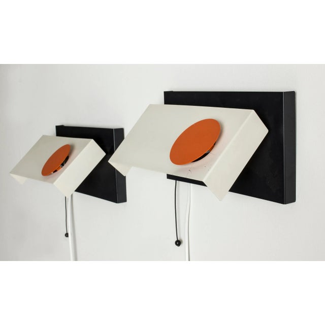 1960s Metal Wall Lights by Svend Aage Holm Sørensen, 1960s, Set of 2 For Sale - Image 5 of 8